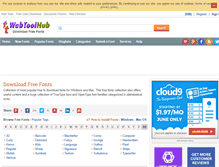 Tablet Screenshot of fonts.webtoolhub.com